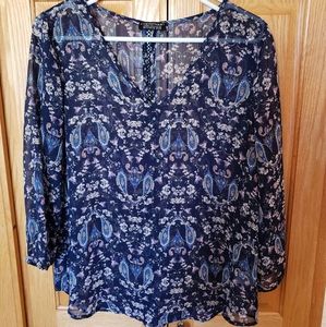 Papermoon Lorilei crochet back detail blouse